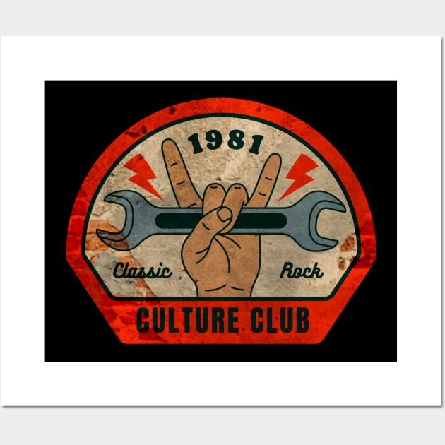 Culture Club // Wrench Wall Art by OSCAR BANKS ART